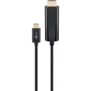 C&acirc;ble Adaptateur USB-C&trade; HDMI 4k @ 60&nbsp;Hz, 1,80&nbsp;m, Noir