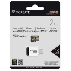 T-CREATE  S.M.A.R.T. MicroSDXC Card Memory Card 128GB